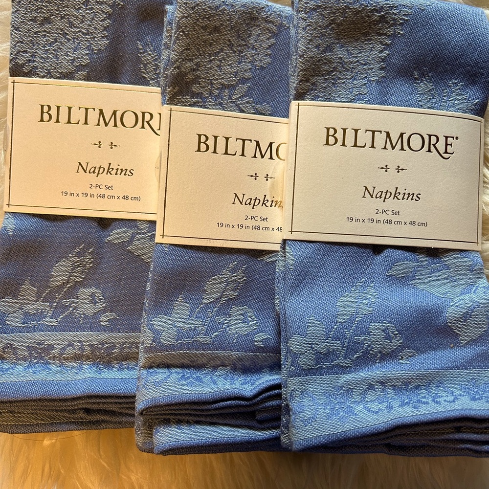 Blue Napkins